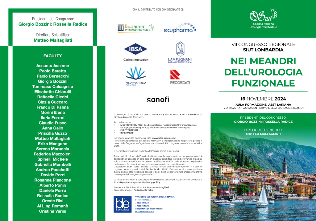 Congresso Nei Meandri dell'Urologia Funzionale