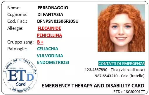 ETD card fronte